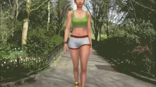 LADY JOGGING IN PARK