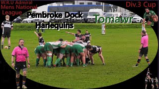 Pembroke Dock Harlequins R.F.C v Tonmawr R.F.C Cup Game 29-10-2022