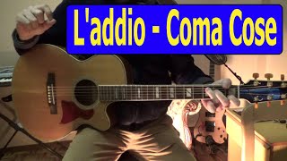 L'addio, Coma Cose, Tutorial chitarra facile, Sanremo 2023