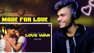 Reaction on Love War (Official Video) Jassa Dhillon | Gur Sidhu