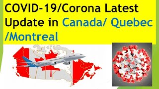 Quebec/Montreal COVID19/Corona Latest Update LIVE Canada