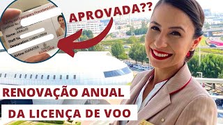 Porque COMISSÁRIOS PRECISAM renovar a LICENÇA DE VOO a cada ano? | Canal Aeronessa