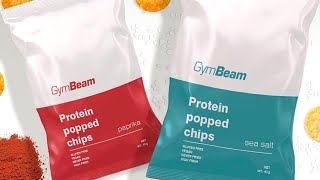 GymBeam Protein Popped Chips | New Functional Food Protein Snack from Gym Beam