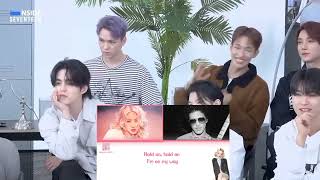 seventeen reacting tô Rosé (feat.Bruno Mars) - Apt lyrics