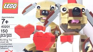 LEGO Valentine's Dog Review! Set 40201