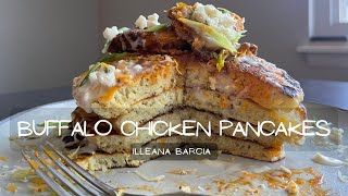 Buffalo Chicken Pancakes