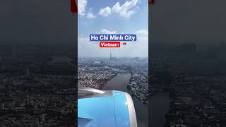 View of Ho Chi Minh City from the plane