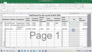 چگونه مالیه معاشات را محاسبه نماییم.  How to calculate salary tax?