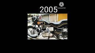 The Evolution of Royal Enfield (1949~2022)#shorts #viral #viralshort