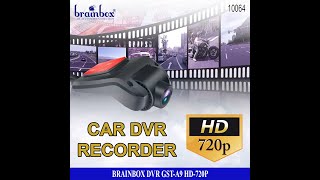 10064 Brainbox Car DVR Camera Recorder GST-A9 720P Kamera Perekam HD High Definition