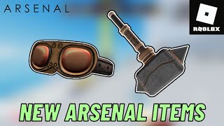 NEW ARSENAL ITEMS IN ROBLOX! (Roblox Arsenal)