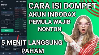 CARA ISI ULANG ATAU DEPOSIT AKUN INDODAX VIA QRIS DANA