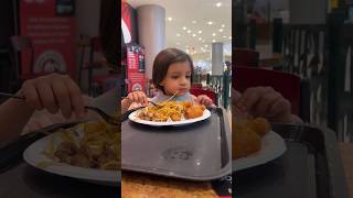 Cute Little Noodle Monster: Eating Panda Express Chow Mein at Galleria Dallas