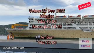 Jadwal Kapal Penumpang Pelni KM. Doro Londa Akhir Desember 2022