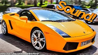 Yellow Lamborghini Gallardo Spider - Exhaust Sound - Rev