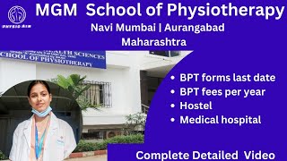 BPT College in Mumbai | BPT admission procedure in Mumbai | MGM BPT forms out | Poornima Sharma