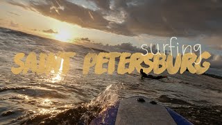 Surfing waves of Cyclone Otilia | St. Petersburg, Russia 2024