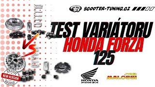 Test variátoru od Malossi pro Honda Forza 125: stará verze vs. nová verze