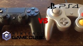 DualShock 4 vs GameCube controller