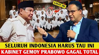 Gempar.! Seluruh Rakyat Indonesia Harus Tau Ini, Kabinet Gemoy Prabowo Akan Gagal Total Karena Ini