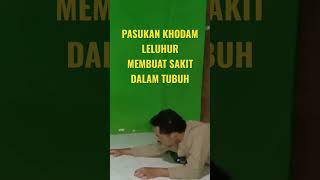 AKIBAT KHODAM JIN DALAM TUBUH #viral #mistisdunia #misteri #duadunia #spiritual #shorts