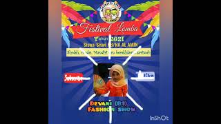 Festival lomba |Online| 2021-Lomba Kreasi-Fashion Show- Devani(B1)- KB/RA AL AMIN KRA