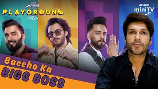 Playground Season 3 | Review #youtube #amazonminitv #elvishyadav #carryminati #mortal #technogamerz