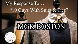 Thread Response @MGKBOSTON  10 Guys With Suits and Ties #vinylcommunity #vc