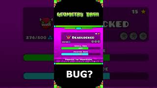 GEOMETRY DASH BUG?