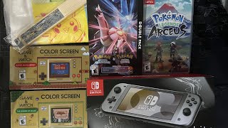 Ultimate Nintendo Unboxing - Switch Palkia and Dialga Special Edition, Mario and Zelda Game & Watch