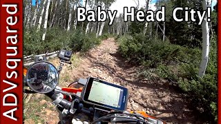 A Dirt Bike Trail I call 'Baby Head City' - Fishlake National Forest Utah