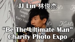 JJ Lin 林俊杰 at Kiehl's "Be The Ultimate Men" Charity Photo Exhibition Launch in Hong Kong