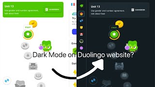 So… Duolingo has DARK MODE on its website now…