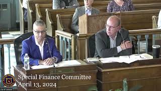 April 13, 2024, Special Finance Committee