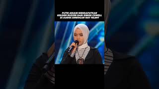 HEBOH, Putri Ariani  mendapatkan golden buzz di America Got talent #putriariani #americangottalent