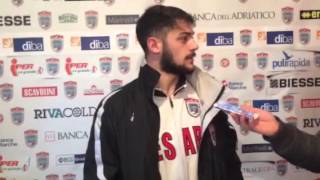 Intervista a Tommaso Costantini (Vis Pesaro) post Vis Pesaro-Isernia