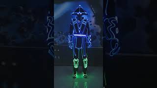 High quality fiber optic costume LED tron dance suit