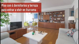 Comprar piso en Iturrama: Casa con cuatro habitaciones, dos baños y salón enorme para entrar a vivir