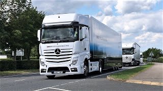 Williams Racing F1 trucks roll into the 2019 British Grand Prix