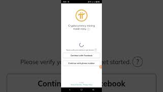 how to login pi account with Facebook or cell number pi account kaise login kre video zaror dekhe
