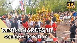 King Charles III 🇬🇧👑 Coronation day 2023 - Buckingham Palace London - Lark Lemon Travel [4K/HD]