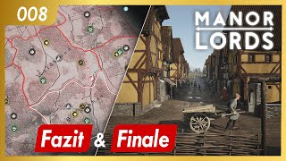 Manor Lords | 008 | Fazit und Finale | German Deutsch | Let's Play | Gameplay