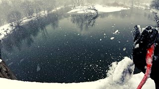 Magnet Fishing In A SNOW STORM...You'll NEVER Believe What Happened!!!