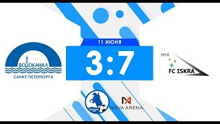 БОЛЬШОЙ Кубок Любительской лиги 2024.  Водоканал СПб - ФК Искра 3:7 (видеообзор)