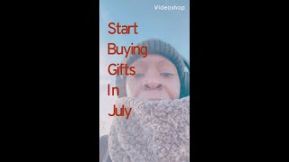 #shorts YOU KNOW YOUR BUDGET CHRISTMAS BUDGET START BUYING SMALL ITEMS IN JULY