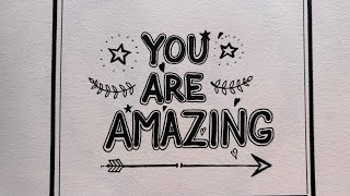 You are amazing 🤩