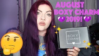 August Boxy Charm Unboxing 2019! | Makayla Wetmore