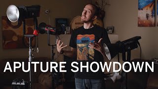 Aputure 600d vs 300d vs 120d