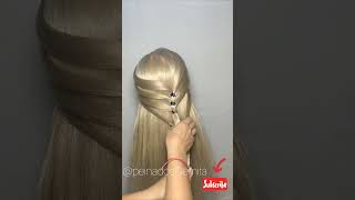 Peinado en 5 Minutos 😱 Fácil y Rápido #hairstyle #paratiiiiiiiiiii #comparteysigueme #facil #fypシ゚