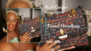 Kurt Geiger London Tweed Handbag